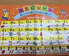ABCシート　英語ポスター　A3サイズのサムネイル