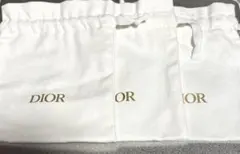 Dior ミニ巾着袋3個セット　新品未使用