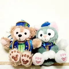 【Disney】ダッフィー&ジェラトーニ 15周年 ぬいぐるみストラップ