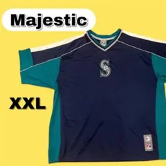 Majestic製 マリナーズ公式トレーニングジャージ 2XL
