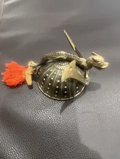 兜 置物 龍 縁起物 飾り