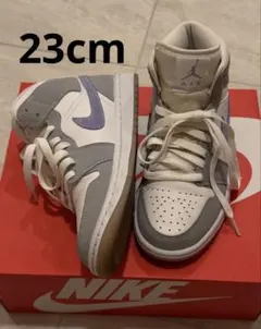 Nike Women's Air Jordan 1 Mid Wolf Grey