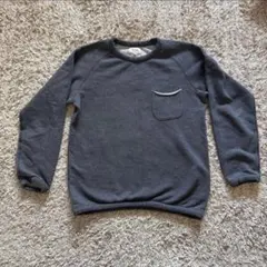 BEAMS トレーナー ユニセックス チャコールグレー Lサイズ