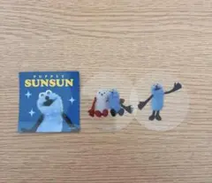 パペットスンスン クリアピック 2種 ステッカー セット