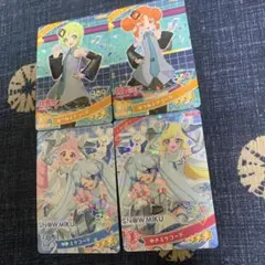 アイプリカード 初音ミクコラボ 4枚セット