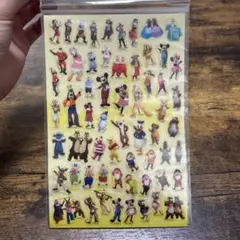 ディズニーランド 初期 レトロ シール 擦り付け転写シート スクラッチ