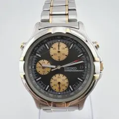 SEIKO セイコー 7T27-6A70 クロノグラフ コンビ 希少 ビンテージ