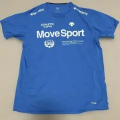 DESCENTE MoveSport Tシャツ Lサイズ　ランニング　水色