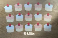 【匿名配送】ミニケーキ 壁面飾り メッセージカード お名前カード いちご