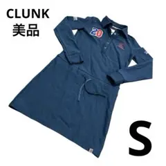 【美品】clunK クランク　ゴルフウェア　ゴルフワンピース　長袖ワンピース　Sのサムネイル