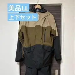 【美品】WORKMANイージス防水防寒スーツ スキースノーボードウェア上下 LL