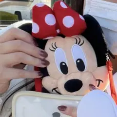 ミニーちゃん ディズニー ショルダーバッグ パスケース