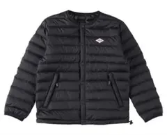 ダントン キッズ　 インナーダウンクルーネックジャケット　ブラック　135