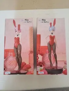 【プライズ品】レム&ラム2体セット-レッドカラーver.-2