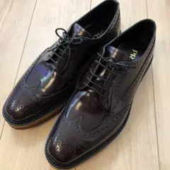 【美品】PRADAプラダ　靴　メンズ　厚底　ウィングチップ　メンズ