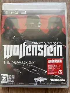 新品未開封　PS3ウルフェンシュタイン:ザニューオーダー