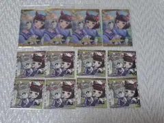ウマ娘 セイウンスカイ ニシノフラワー ウエハース カード グミシール SR