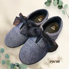 【BREEZE】リボンシューレーススリッポン　19cm