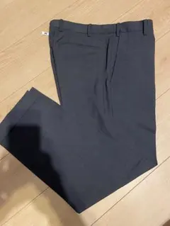 SUITS SQUAREグレー無地 ストレッチ機能 スラックス