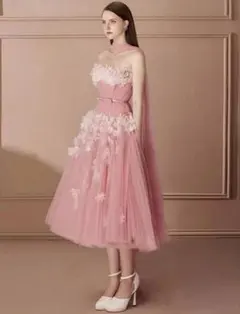 ピンクチュールショール※ドレスは付属しません