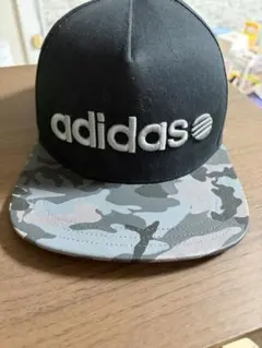 adidas ブラック 迷彩 キャップ フリーサイズ