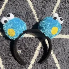 ユニバ　クッキーモンスター　カチューシャ