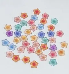 プルメリア 花 ネイルパーツ 25個mix ②