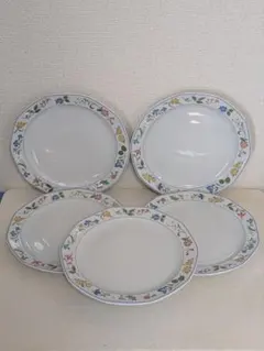 レア品/英国製】 未使用 ウェッジウッド デザートプレート3枚 ビザンス