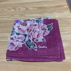 Pierre Cardin ハンカチ　花柄　入手困難品　超希少　現品限りのサムネイル