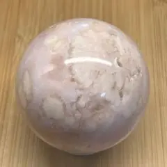 桜瑪瑙 カーネリアン 共生 スフィア 天然石 置物