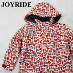 JOYRIDE キッズ スキージャケット 総柄 オレンジ 120 0248-A