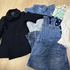 COMME CA ISM 100A コートとデニムセット100センチまとめ売り