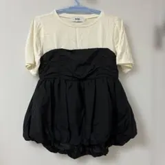 AZUL by moussy 半袖バルーントップス