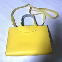 【美品】アニエスベー レザーショルダーバッグ 2WAY