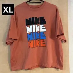 【NIKE 】4連ゴツナイキ 半袖Tシャツ　オレンジXL
