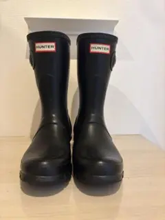 HUNTER ブラックレインブーツ UK 5 / EU 38