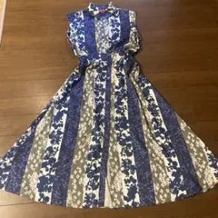 MAX&Co. ノースリーブ ロングワンピース 花柄のサムネイル
