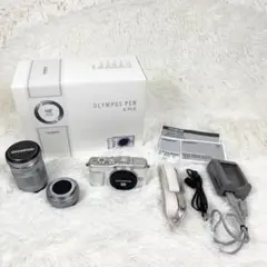 OLYMPUS PEN E-PL9 ホワイト ダブルズームキット美品 OLYMPUS ミラーレス一眼 PEN E-PL9