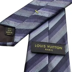 LOUIS VUITTON ネクタイ モノグラム ストライプ シルク イタリア製のサムネイル