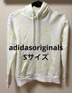 adidas originals 総柄 プルオーバーパーカー Sサイズ