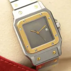 【極上ゴースト】 カルティエ サントス カレ 2961 SWISS表記 LM