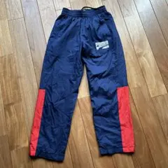 PUMA ネイビー レッド ロングパンツ XS
