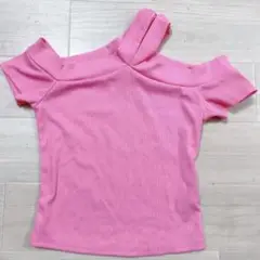 女の子　Tシャツ　ピンク