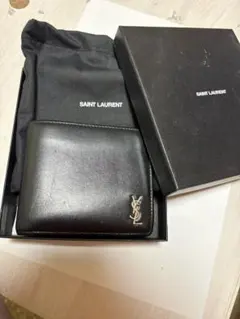 SAINT LAURENT 二つ折り財布 ブラックのサムネイル