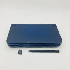 上画面IPS 液晶 New 3DS LL メタリックブルー 本体 SDカード付き
