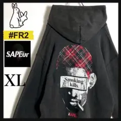 【ダイコン様購入】サプール x FR2★コラボパーカー ロッドマン 希少XL 2025年最新】サプール sapeur fr2 ロッドマンの人気アイテム