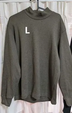 ユニクロ　ソフトニットフリースモックネックT