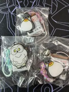 ペンギン・フクロウ カプセルトイ 3個セット　ガシャポン