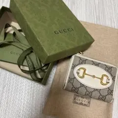 ✨未使用に近い✨ GUCCI ミニ財布 ハスラービット ホースビット GG