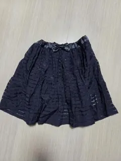 THESHOP　TK 110 ネイビー　シースルースカート